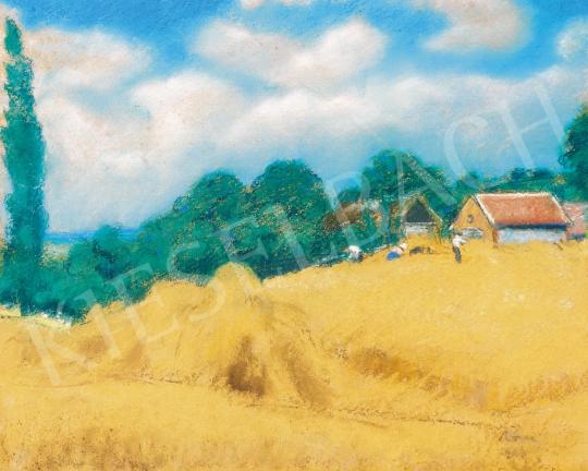 Rippl-Rónai, József - Landscape in Somogy with Golden Ears | 21st Auction auction / 202 Lot