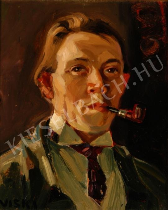  Viski, János - Self-Portrait painting