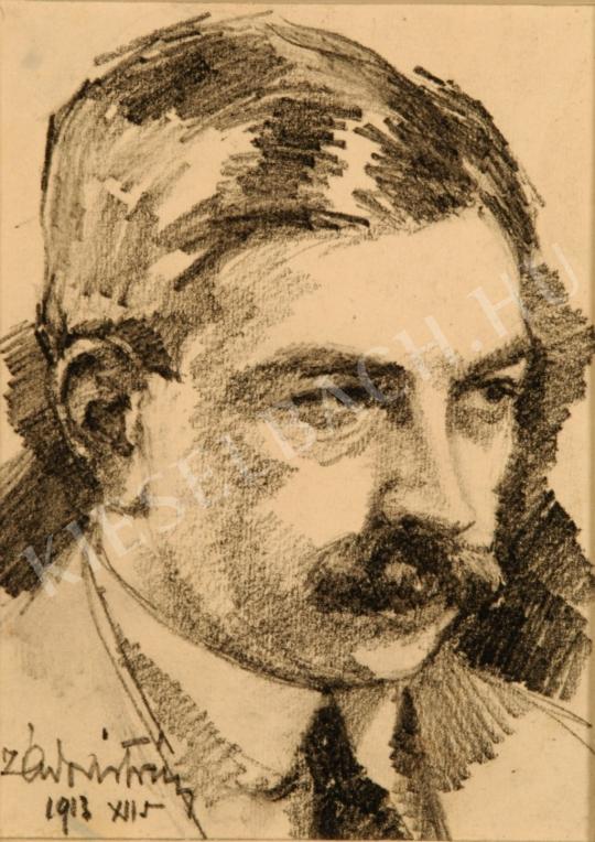  Zádor, István - Self-Portrait painting
