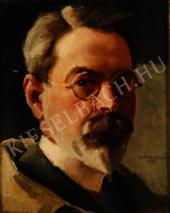  Zádor, István - Self-Portrait painting