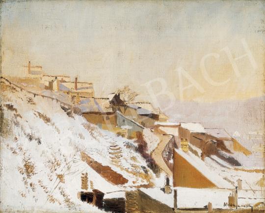  Mednyánszky, László - The Snow-Covered Tabán Lit by the Setting Sun | 26th Auction auction / 19 Lot