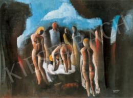  Kádár, Béla - Nudes by the Fountain 