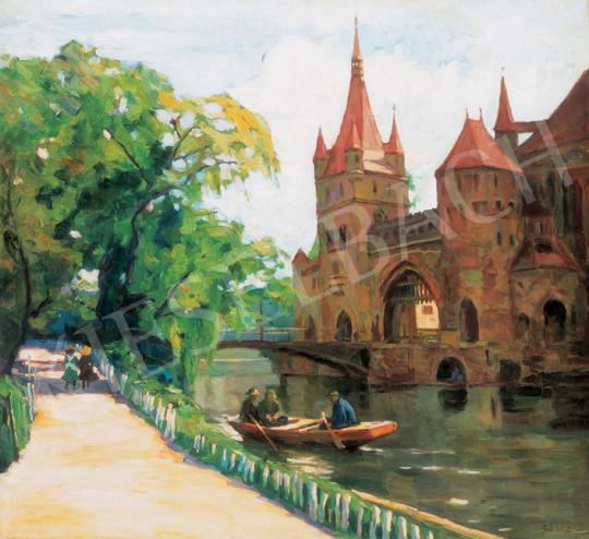 Béli Vörös, Ernő - Boating on the Lake of the City Park | 26th Auction auction / 80 Lot