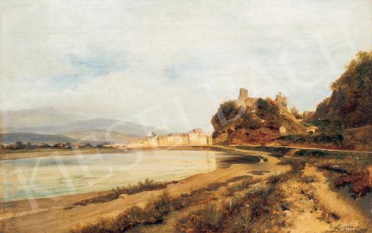 Ligeti, Antal - Riverside Landscape with Castle Ruins | 26th Auction auction / 96 Lot
