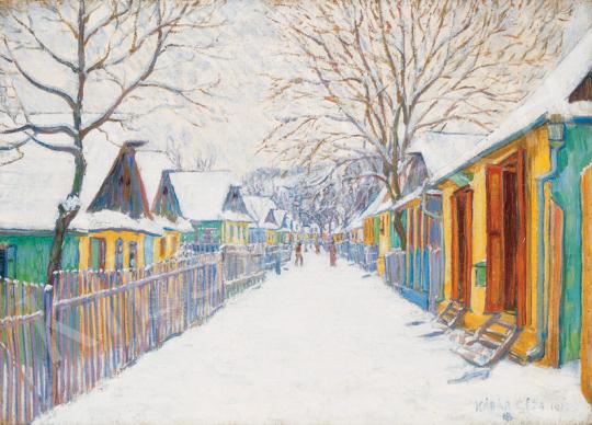 Kádár, Géza - Autumn Street in Nagybánya | 26th Auction auction / 121 Lot