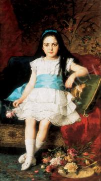  Vastagh Géza - Fehérruhás kislány | 26. Aukció aukció / 126 tétel