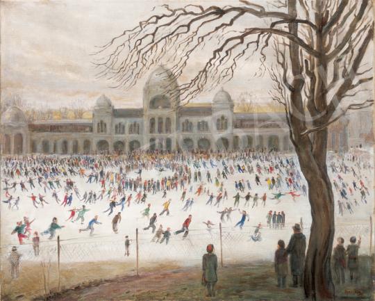  Ruzicskay, György - Skating in the City Park | 26th Auction auction / 162 Lot