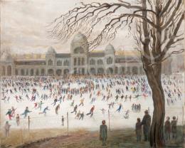  Ruzicskay, György - Skating in the City Park 