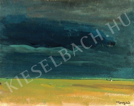 Tornyai, János - Low Clouds over the Great Hungarian Plain, 1910s painting