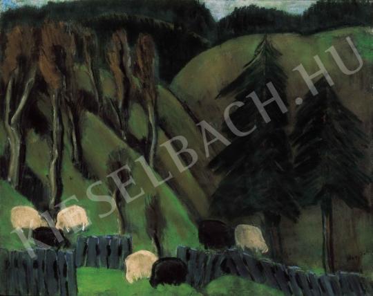 Nagy, István - From my Székely Homeland (Sheep), 1927 painting