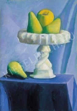  Czigány, Dezső - Still-Life with Pears, c. 1927 painting