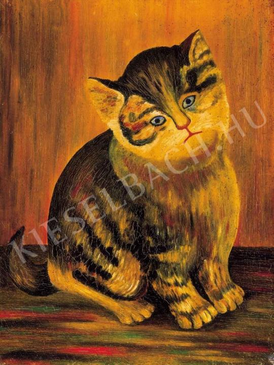 Unknown painter - Kitten, Early Twentieth Century painting