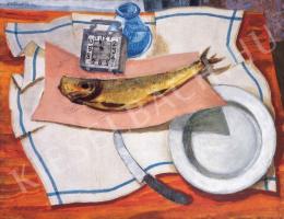 Derkovits, Gyula - Still-Life with Fish III., 1930 