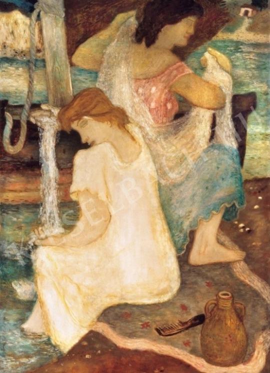  Ámos, Imre - Women, 1934 painting