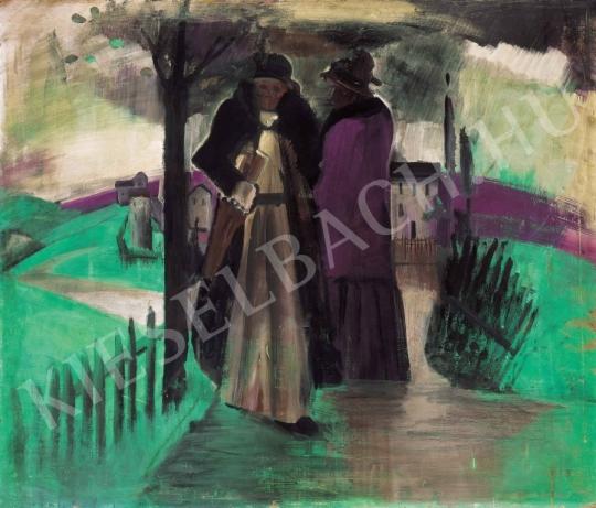  Farkas, István - After the Storm (Promenade), 1934 painting