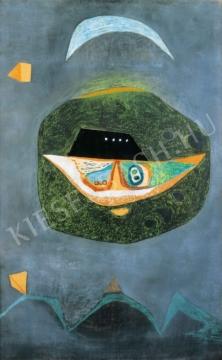 Vajda, Lajos - Mask and Moon, 1938 painting