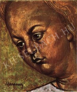  Barcsay, Jenő - Girl Head (Small Fresco-Design), 1955 