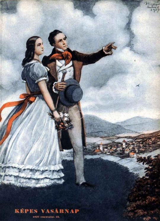 Biczó, András - Young Couple painting