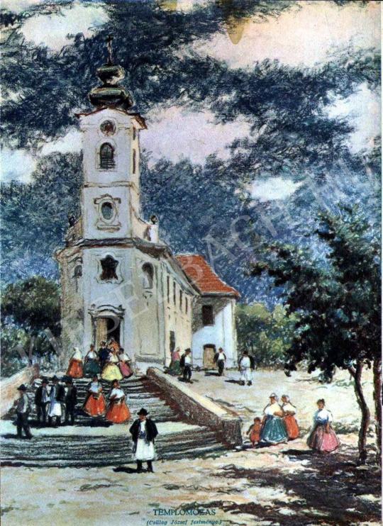  Csillag, József - Church Parade painting