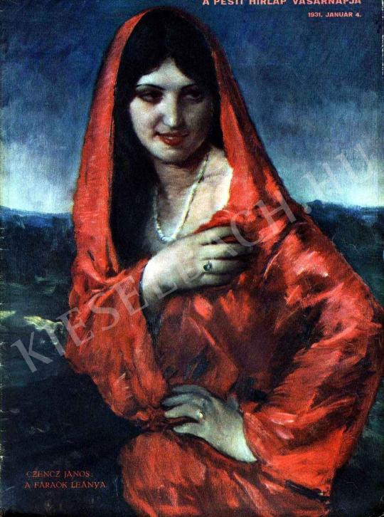  Czencz János - A fáraók leánya festménye