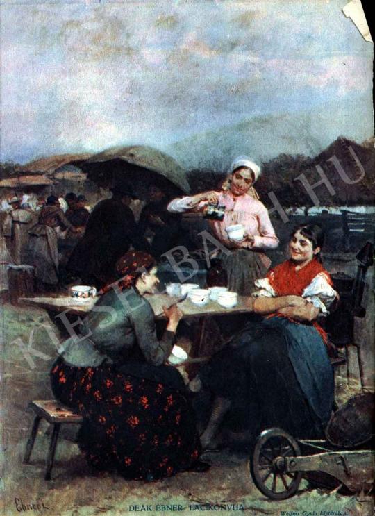 Deák Ébner, Lajos - Barbecue Buffet painting