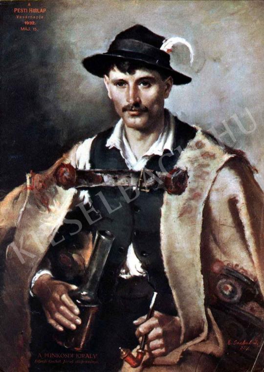 Gachal, József (Eölvedy) - The Whitsun King painting