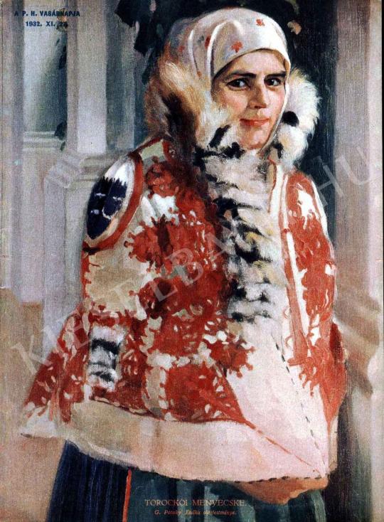 Pataky, Etelka (Gidófalvi Istvánné) - Young Wife from Torockó painting