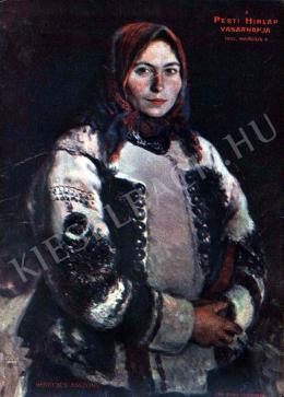  Glatz, Oszkár - Woman in Fur-Lined Short Overcoat 