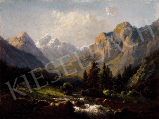 Telepy, Károly - Landscape with a Mountain Brook | 23rd Auction auction / 35 Lot