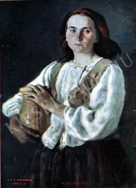  Glatz, Oszkár - Woman from Buják painting