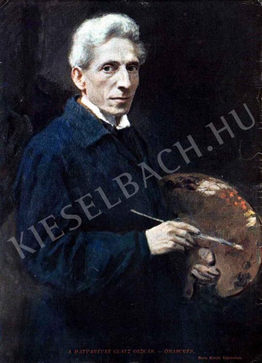  Glatz, Oszkár - The Sixty-Year-Old Oszkár Glatz, the Painter painting