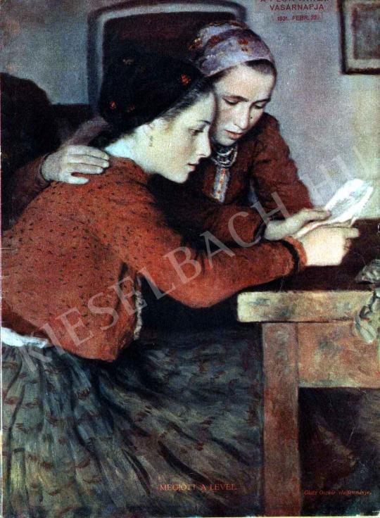  Glatz, Oszkár - The Letter has Arrived painting