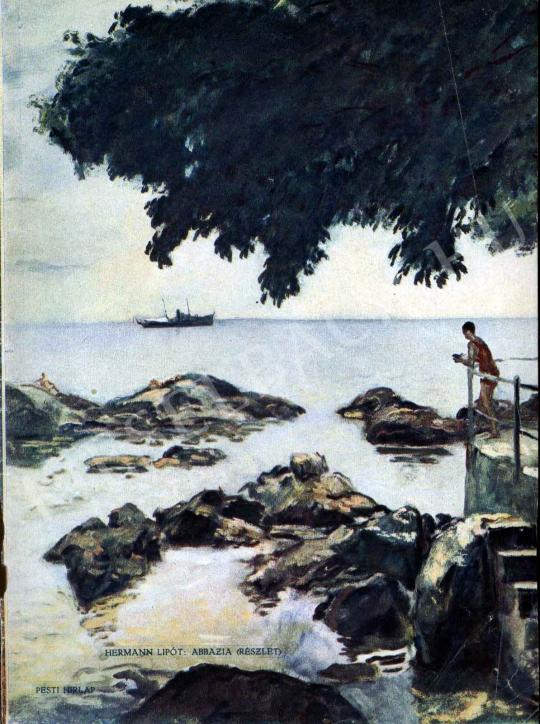  Herman Lipót - Abbázia (részlet) festménye