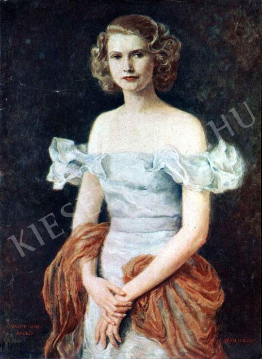 Knopp Imre - Arckép festménye