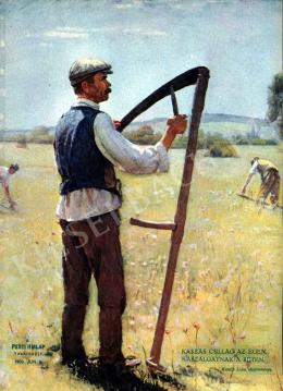  Kunffy, Lajos - Mowing on the Meadow 
