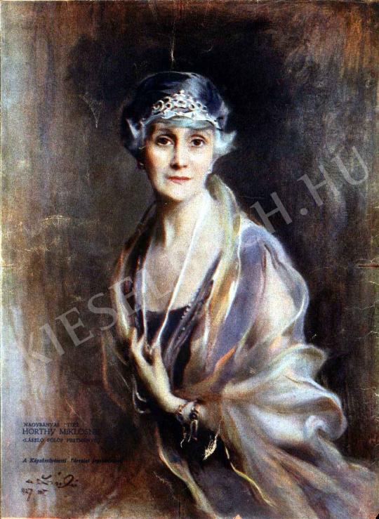  László, Fülöp - Mrs. Horthy painting