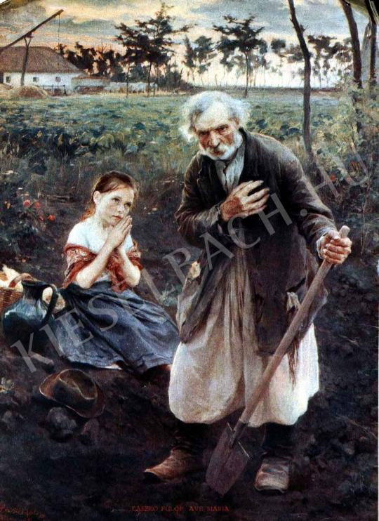  László Fülöp - Ave Maria festménye