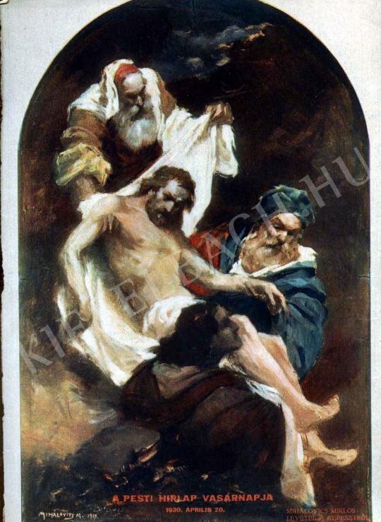 Mihalovits Miklós - Levétel a keresztről festménye