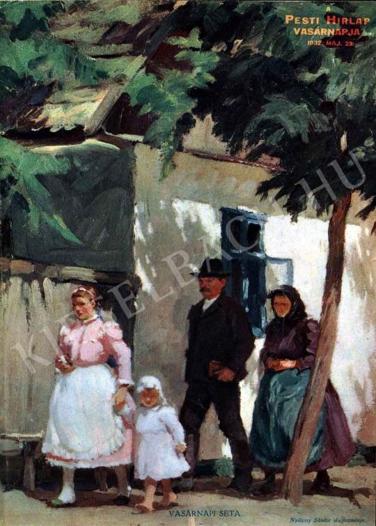  Nyilasy, Sándor - Sunday Walk painting