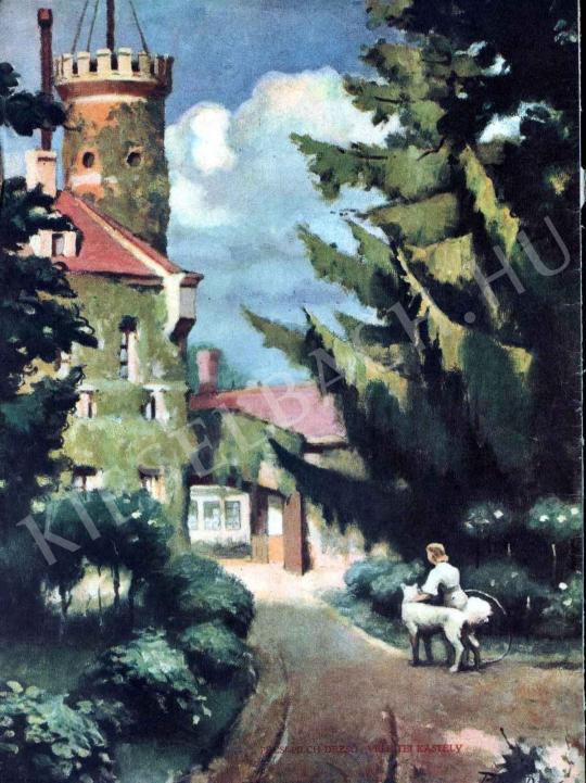 Pécsi-Pilch Dezső - Veleitei kastély festménye