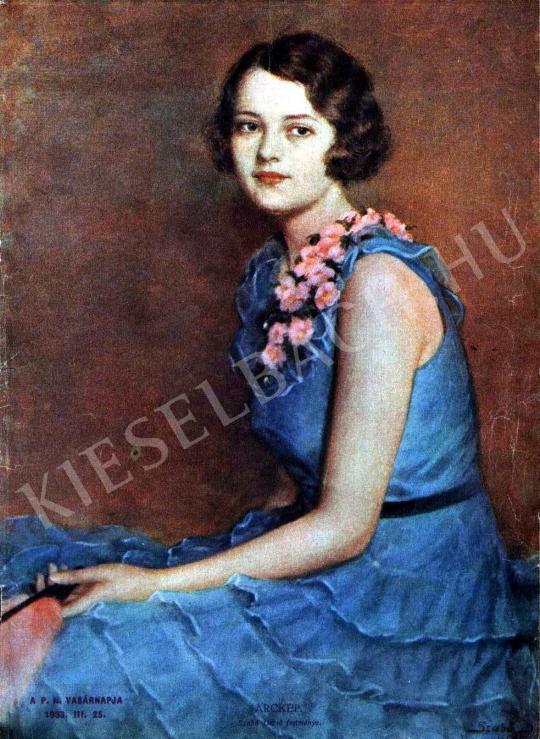  Szabó, Dezső - Portrait painting