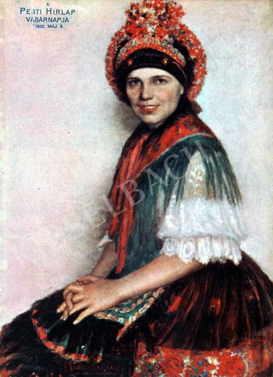  Szabó Dezső - Sárközi leány festménye
