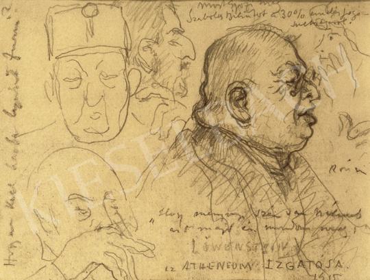 Rippl-Rónai József - Az Atheneum izgatója, 1915 | 27. Aukció aukció / 13 tétel