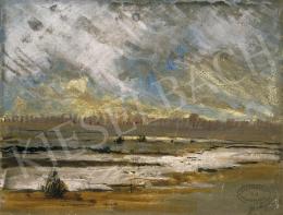  Mednyánszky, László - Landscape with Clouds 