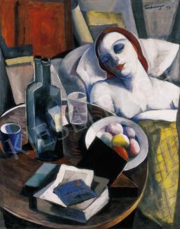  Schönberger, Armand - Model in an Interior with a Still-Life, 1931 