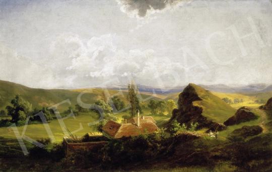 Telepy, Károly - Hilly Landscape with Children Playing | 27th Auction auction / 108 Lot