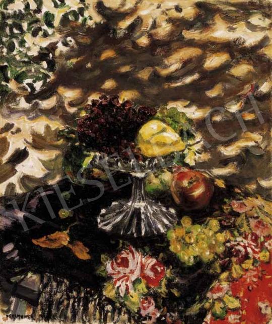 Perlmutter Izsák - Csendélet gyümölcsöstállal, 1910-es évek | 27. Aukció aukció / 122 tétel