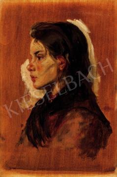 Deák-Ébner Lajos - Női arckép (Párizsi lány) | 23. Aukció aukció / 71 tétel