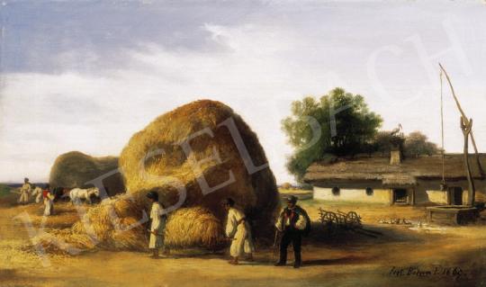 Böhm Pál - Szénabehordás | 27. Aukció aukció / 154 tétel