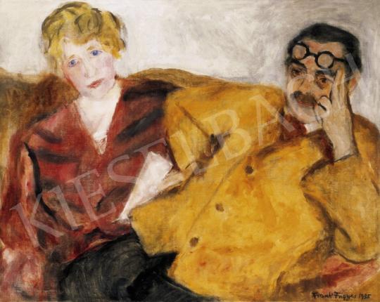  Frank, Frigyes - On the Sofa (Married Couple), 1935 | 27th Auction auction / 166 Lot